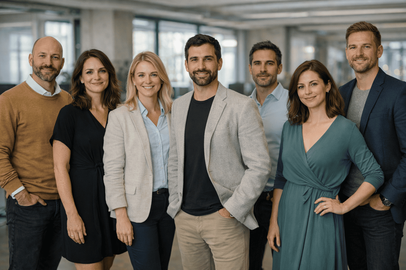 Team working on AI trading platform — Lama Boldoria